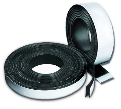 Magnetic adhesive tape for removable assembly