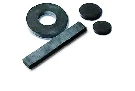 Ceramic magnets in discs, block, rings and cups in various sizes and grades